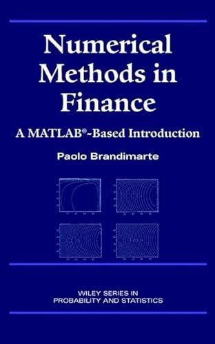 numerical methods in finance a matlab based introduction PDF