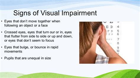 nursing management of patient with visual impairment