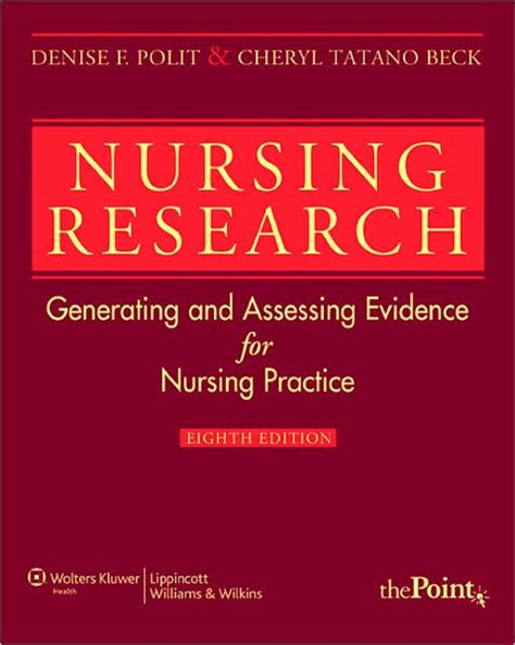 nursing research generating and assessing evidence for nursing Reader