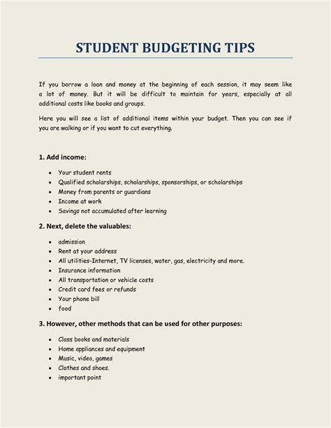 nursing student budgeting tips visual representation with pie charts and savings icons