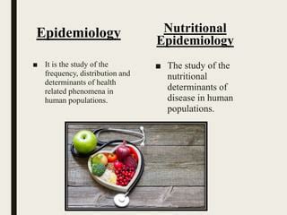 nutritional epidemiology PDF