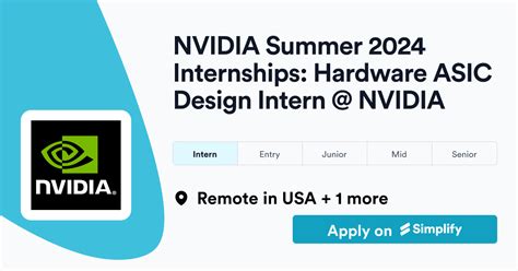 nvidia asic intern