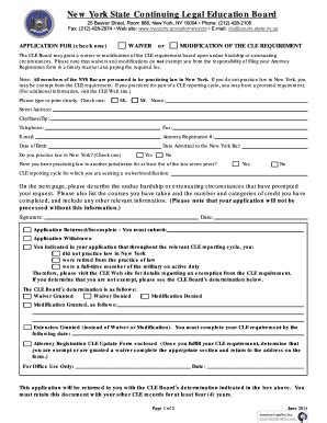 ny cle requirement