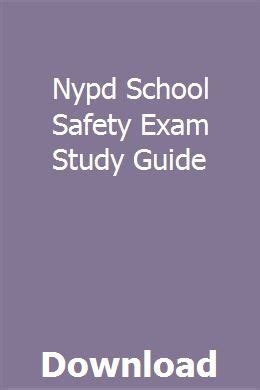 nypd school safety exam study guide PDF