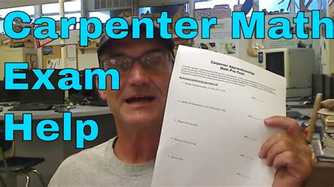nys carpenter apprentice math aptitude test Doc