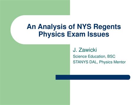 nys physics regents