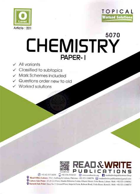 o level chemistry 5070 studyguide pk PDF