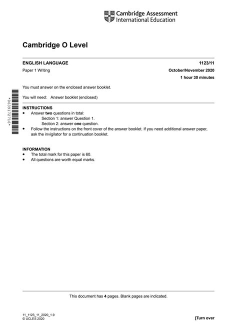 o level exam papers PDF