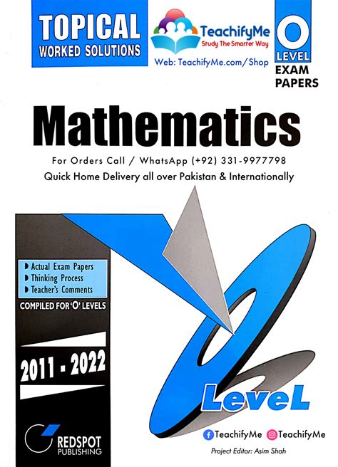 o level maths past papers PDF
