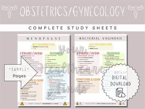ob gyn study guide PDF