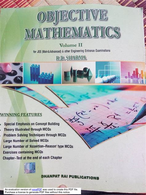 objective mathemayics for iit jee rd sharma volume 1 pdf Doc