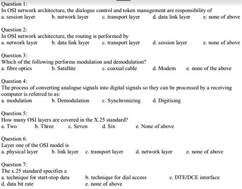 objective type question on computer networking with answer pdf Doc
