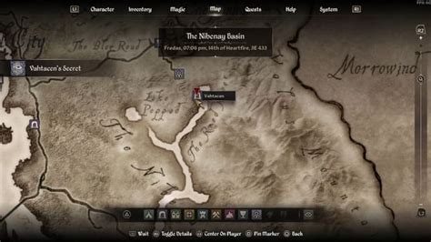 Oblivion Vahtacen Walkthrough