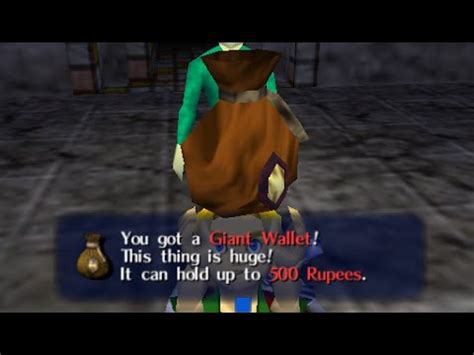 ocarina of time bigger wallet