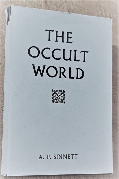 occult world p sinnett PDF