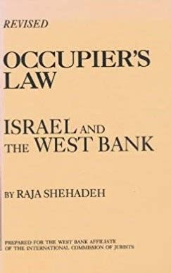 occupiers law israel and the west bank Epub
