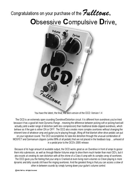 ocd cm user manual pdf Kindle Editon