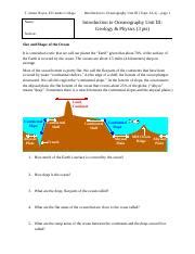 ocea 112 introduction to oceanography chapter 2 homework pdf Doc