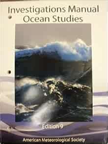 ocean studies investigation manual pdf Kindle Editon