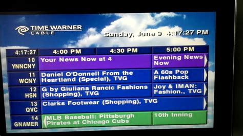 oceanic time warner cable channel guide PDF