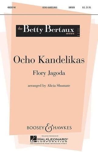 ocho kandelikas unison with flute wood block triangle and piano Doc