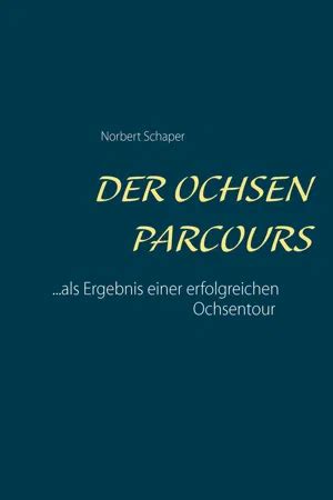 ochsen parcours ergebnis erfolgreichen ochsentour ebook PDF