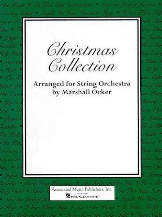 ocker marshal christmas collection for string quartet 2 violins viola cello by associated music Epub