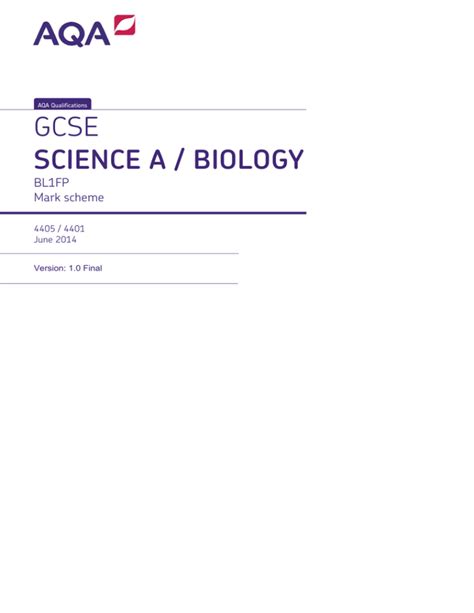 ocr f214 biology june 2014 mark scheme Kindle Editon