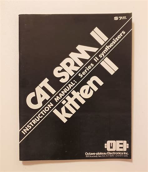 octave cat srm service manual user guide Kindle Editon