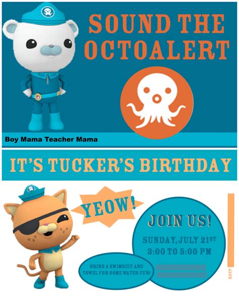 octonauts birthday party invitation pdf Reader