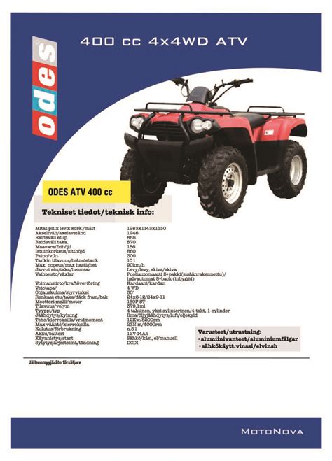 odes 400 service manual PDF