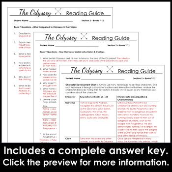 odyssey literature guide secondary solutions answers PDF