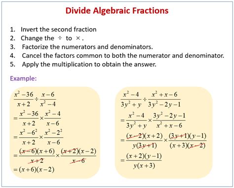 odysseyware dividing algebraic fractions lesson answers Kindle Editon