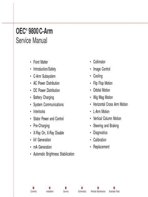 oec 9800+service manual PDF