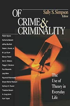 of crime and criminality the use of theory in everyday life Reader