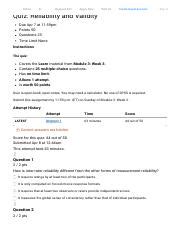 of the reliability and validity of an e2020 algebra i quiz Ebook Doc