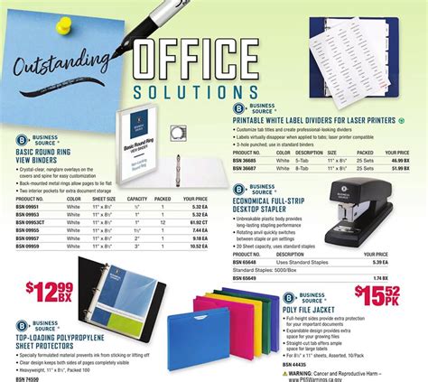 Office Supplies Catalogue