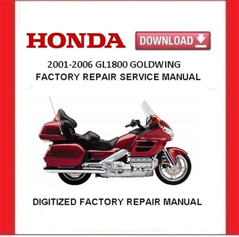 official 2006 2010 honda gl1800 goldwing factory service manual Reader