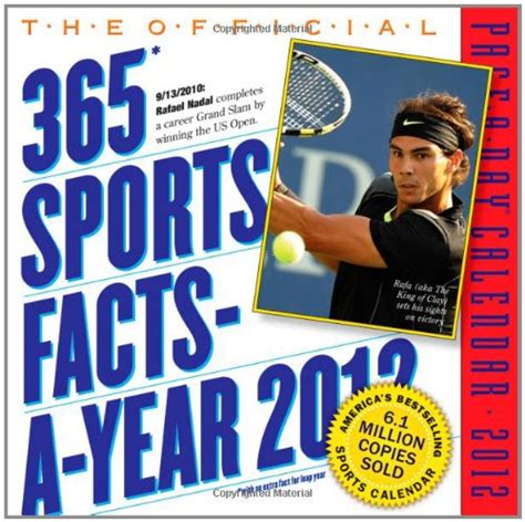 official 365 sports facts a year 2012 calendar Epub