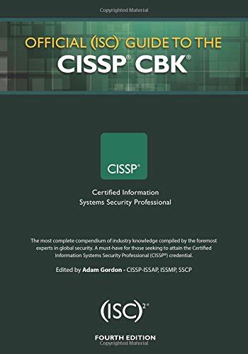 official isc 2 guide to the cissp cbk fourth edition Epub