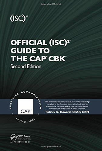 official isc2® guide to the cap® cbk® second edition isc2 press PDF