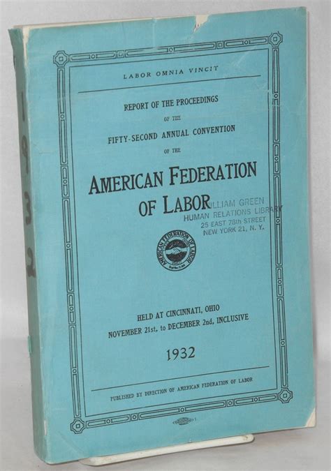 official proceedings american federation convention PDF