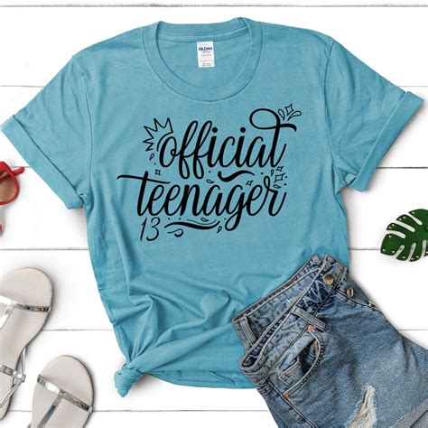 official teenager shirt