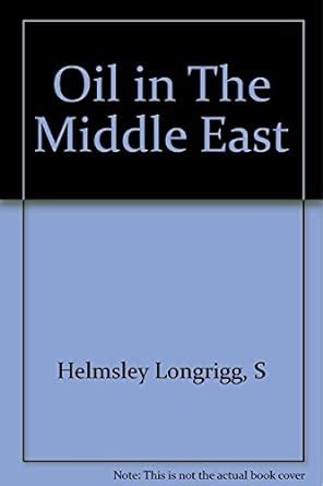 oil in the middle east its discovery and development PDF