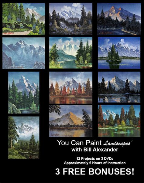 oil landscapes with william alexander learn to paint step by step PDF