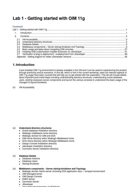 oim 11g developers guide Doc