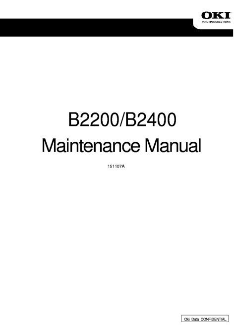 oki b2200 service manual Doc