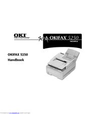 oki of5250 fax machines owners manual PDF