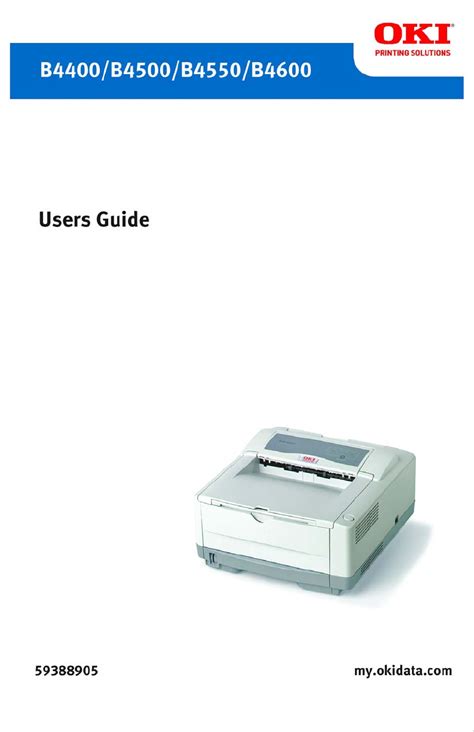 okidata b4600 user manual Epub