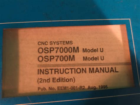 okuma osp700m control manual Kindle Editon